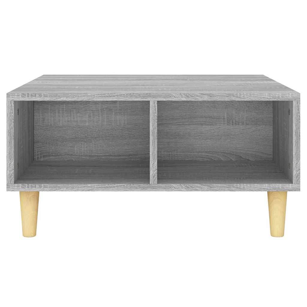 Tavolino da Salotto Grigio Sonoma 60x60x30 cm in Truciolato