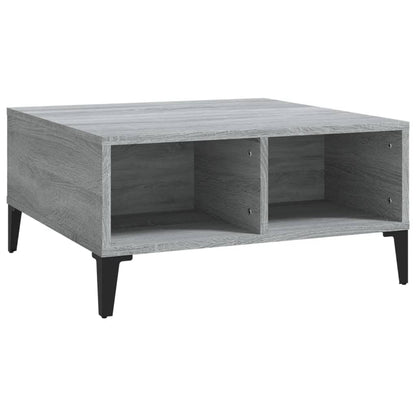 Tavolino da Salotto Grigio Sonoma 60x60x30 cm in Truciolato | homemem39