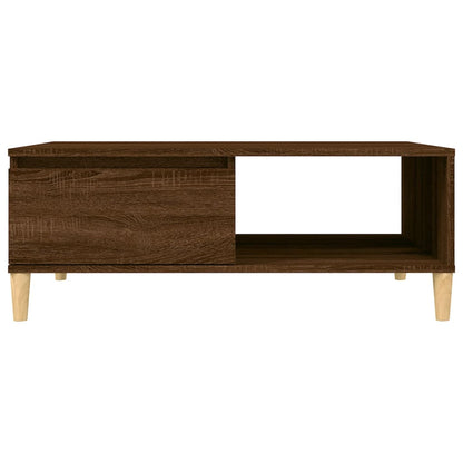 Tavolino da Salotto Rovere Marrone 90x60x35 cm in Truciolato | homemem39