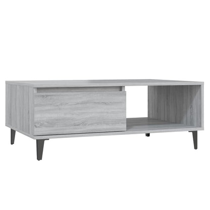 Tavolino da Salotto Grigio Sonoma 90x60x35 cm in Truciolato | homemem39