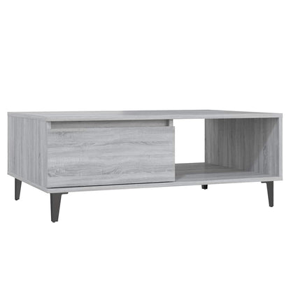 Tavolino da Salotto Grigio Sonoma 90x60x35 cm in Truciolato
