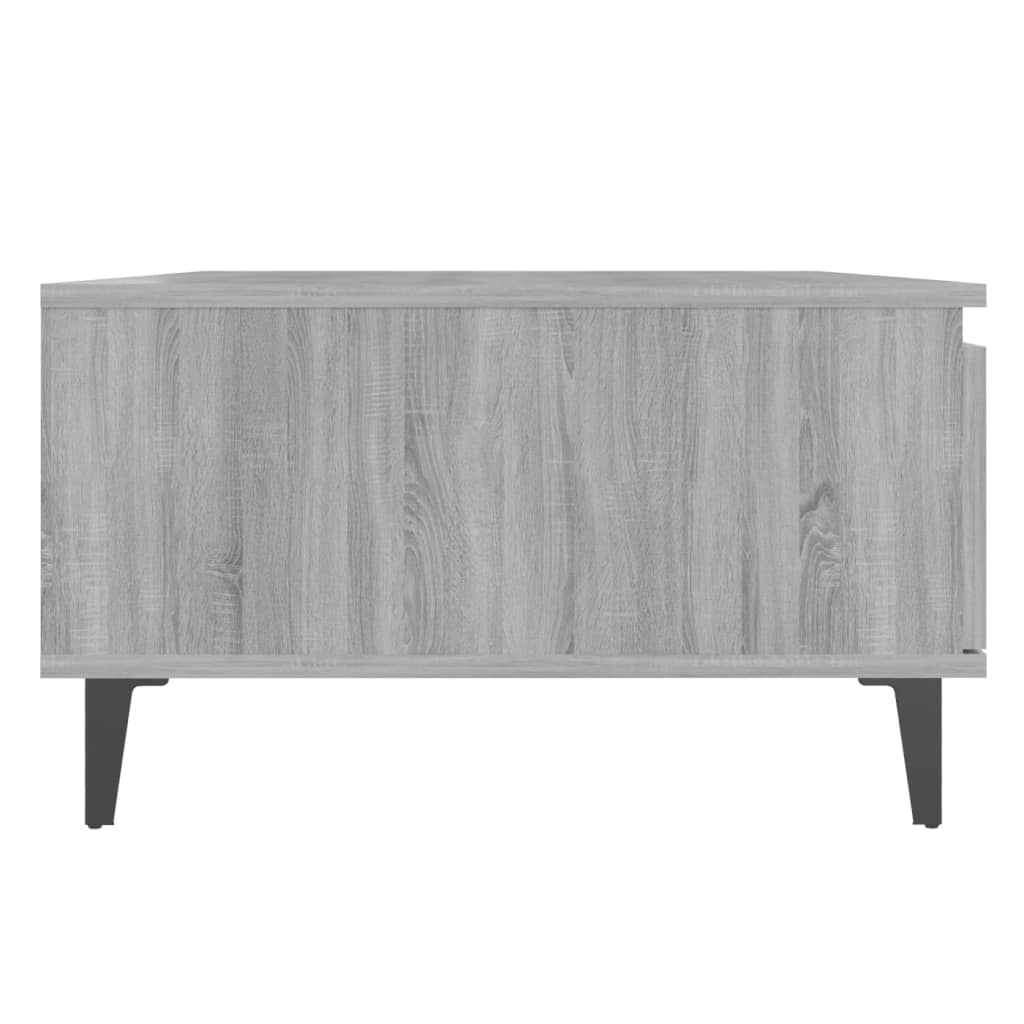Tavolino da Salotto Grigio Sonoma 90x60x35 cm in Truciolato | homemem39