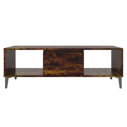 Tavolino da Salotto Rovere Fumo 103,5x60x35cm in Truciolato | homemem39