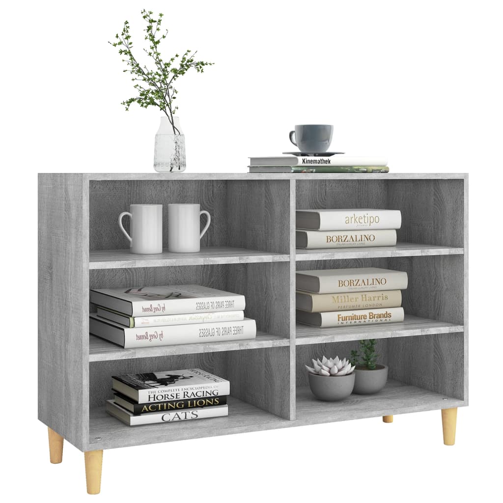 Credenza Grigio Sonoma 103,5x35x70 cm in Truciolato - homemem39