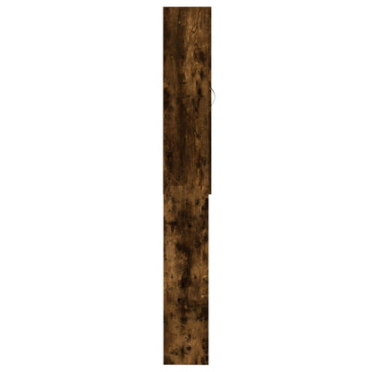 Mobile per Lavatrice Rovere Fumo 64x25,5x190 cm | homemem39