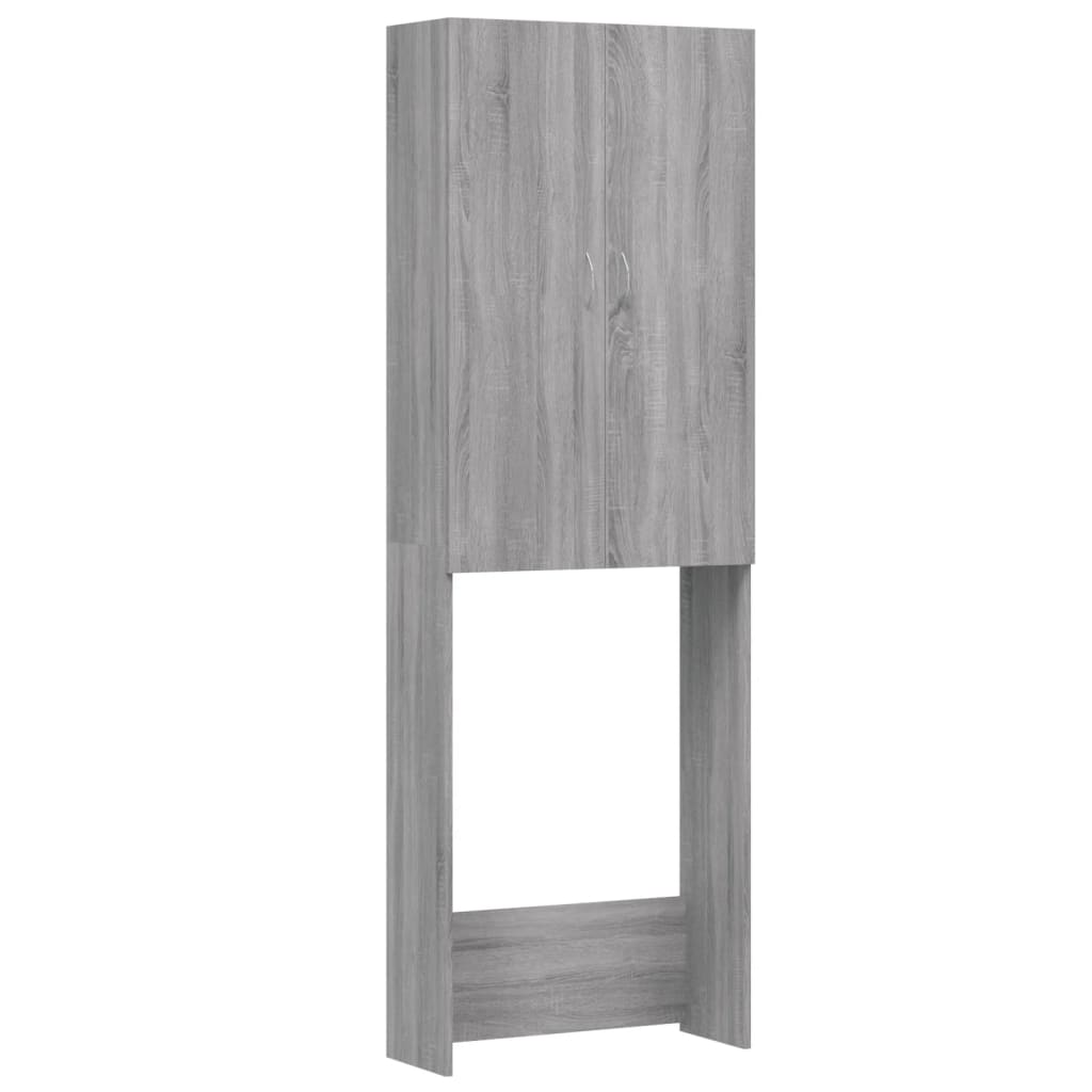 Mobile per Lavatrice Grigio Sonoma 64x25,5x190 cm | homemem39