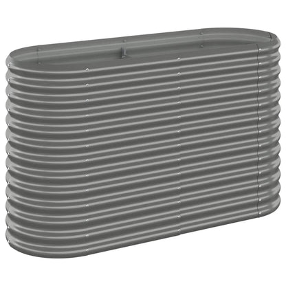 Letto Giardino Acciaio Zincato 114x40x68 cm Grigio | homemem39