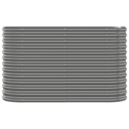 Letto Giardino Acciaio Zincato 114x40x68 cm Grigio | homemem39