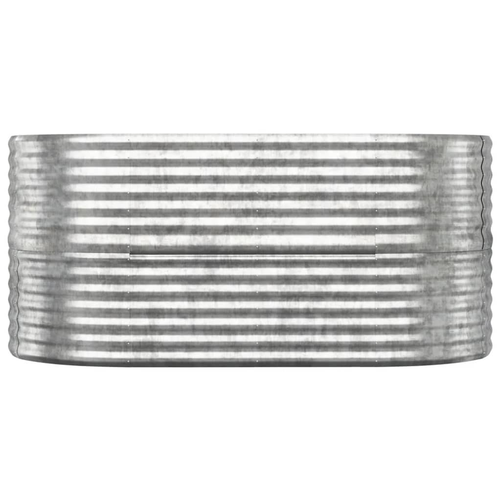 Letto Giardino Acciaio Zincato 152x80x68cm Argento | homemem39