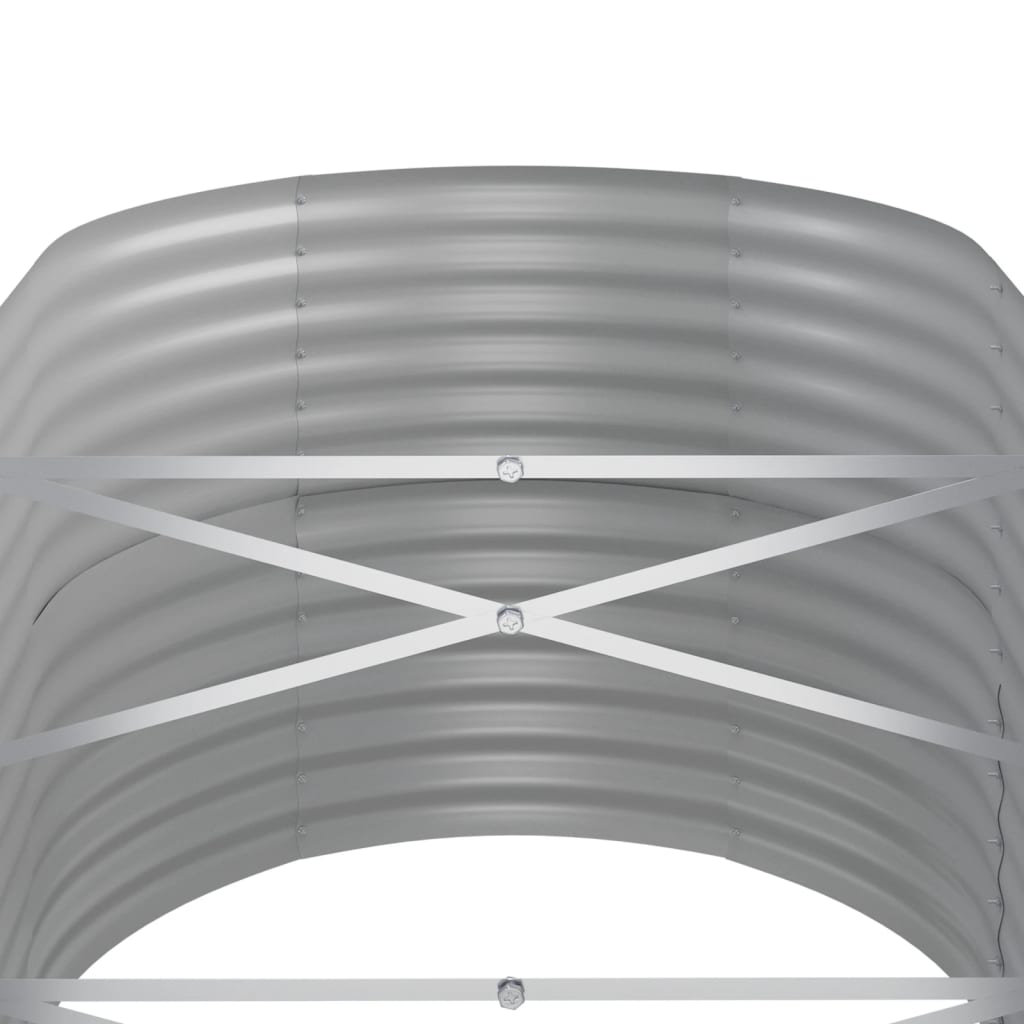 Letto Giardino Acciaio Zincato 152x80x68cm Argento | homemem39
