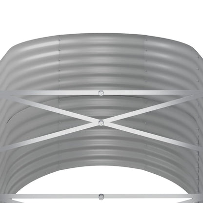 Letto Giardino Acciaio Zincato 152x80x68cm Argento | homemem39
