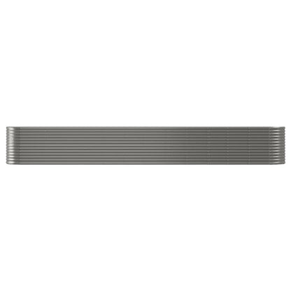 Letto Giardino Acciaio Verniciato a Polvere 512x80x68 cm Grigio | homemem39