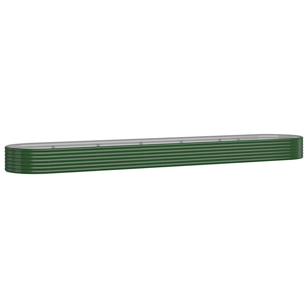 Letto Giardino Acciaio Zincato 507x100x36 cm Verde | homemem39