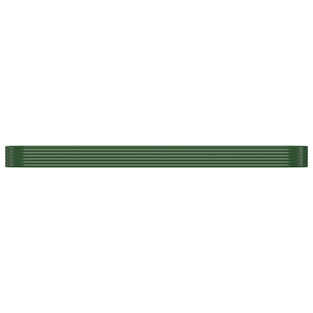 Letto Giardino Acciaio Zincato 507x100x36 cm Verde | homemem39