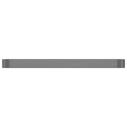 Letto Giardino Acciaio Zincato 507x100x36cm Grigio | homemem39