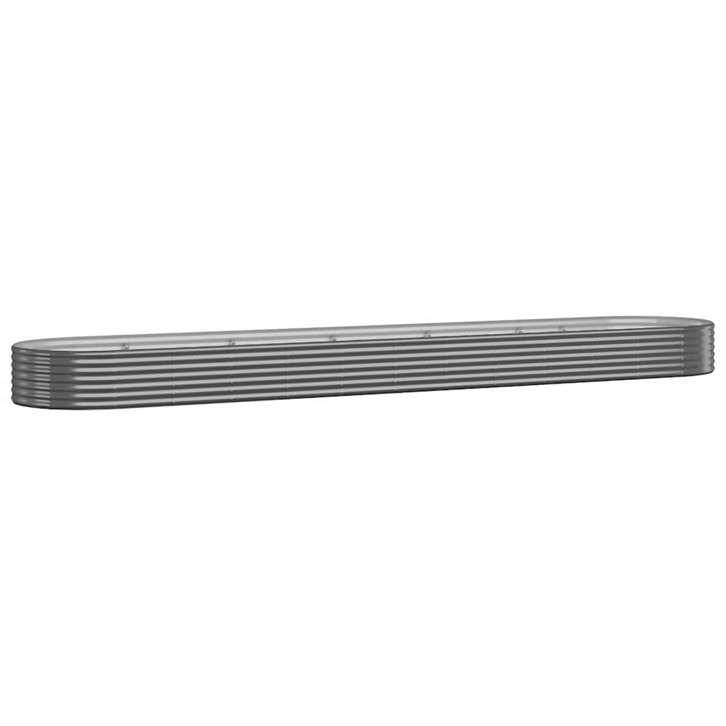 Letto da Giardino in Acciaio Zincato 507x100x36 cm Antracite | homemem39