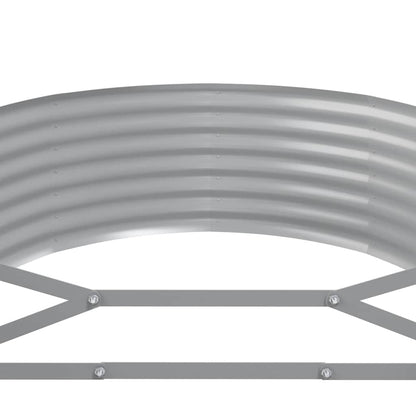 Letto da Giardino in Acciaio Zincato 507x100x36 cm Antracite | homemem39