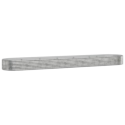 Letto Giardino Acciaio Zincato 507x100x36cm Argento | homemem39