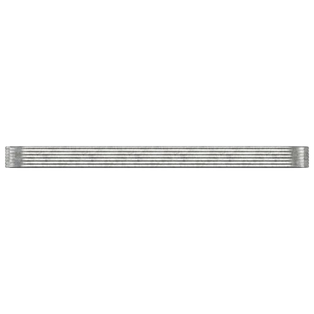 Letto Giardino Acciaio Zincato 507x100x36cm Argento | homemem39