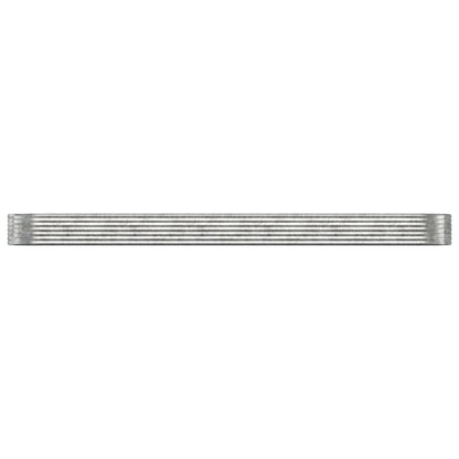 Letto Giardino Acciaio Zincato 507x100x36cm Argento | homemem39