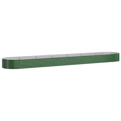 Letto Giardino Acciaio Zincato 544x100x36 cm Verde | homemem39