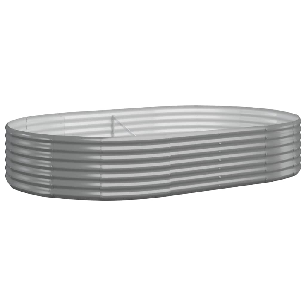 Letto Giardino Acciaio Zincato 214x140x36cm Grigio | homemem39