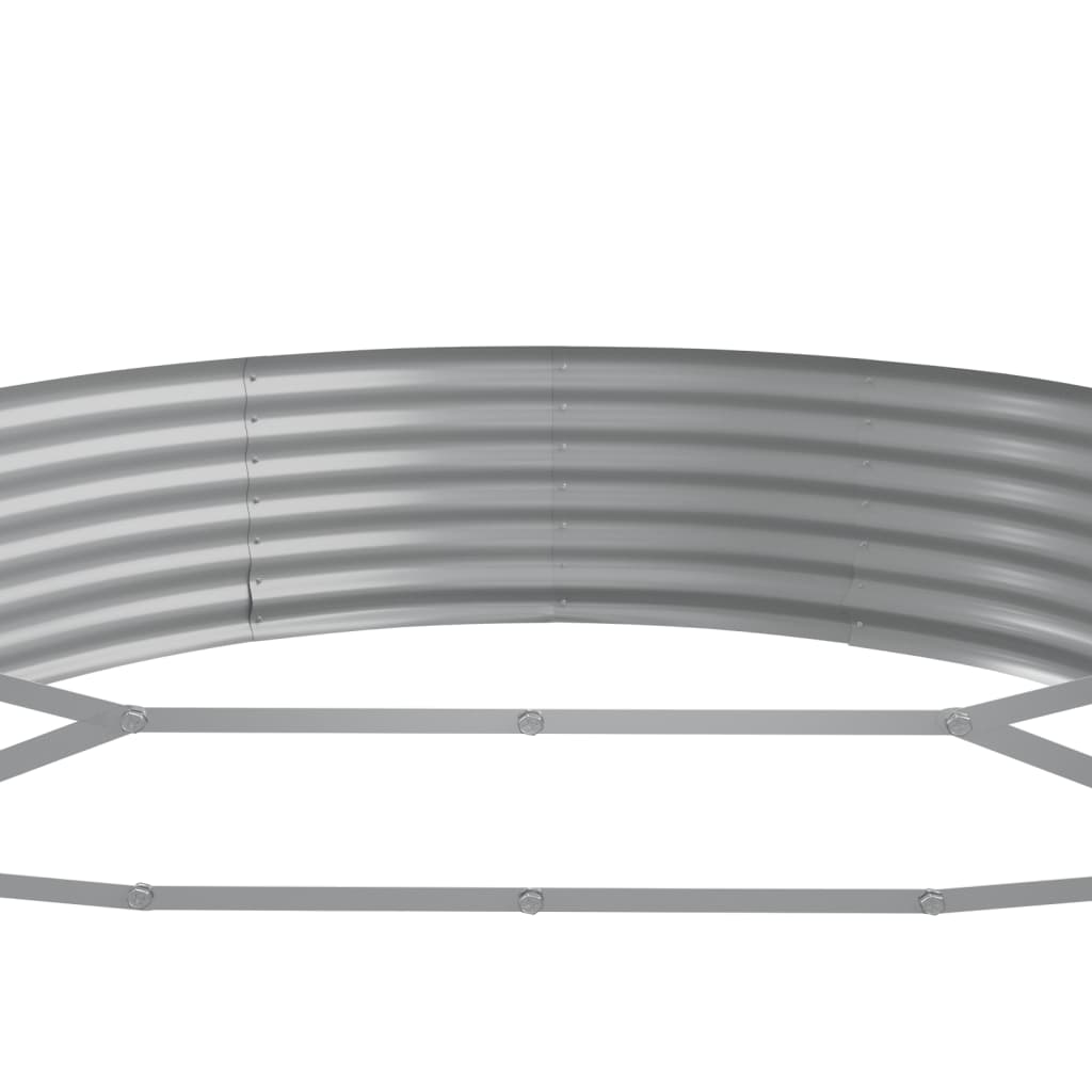 Letto da Giardino in Acciaio Zincato 450x140x36 cm Antracite