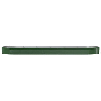 Letto Giardino Acciaio Zincato 523x140x36 cm Verde | homemem39