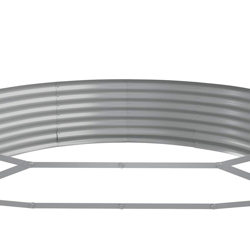 Letto da Giardino in Acciaio Zincato 600x140x36 cm Antracite | homemem39