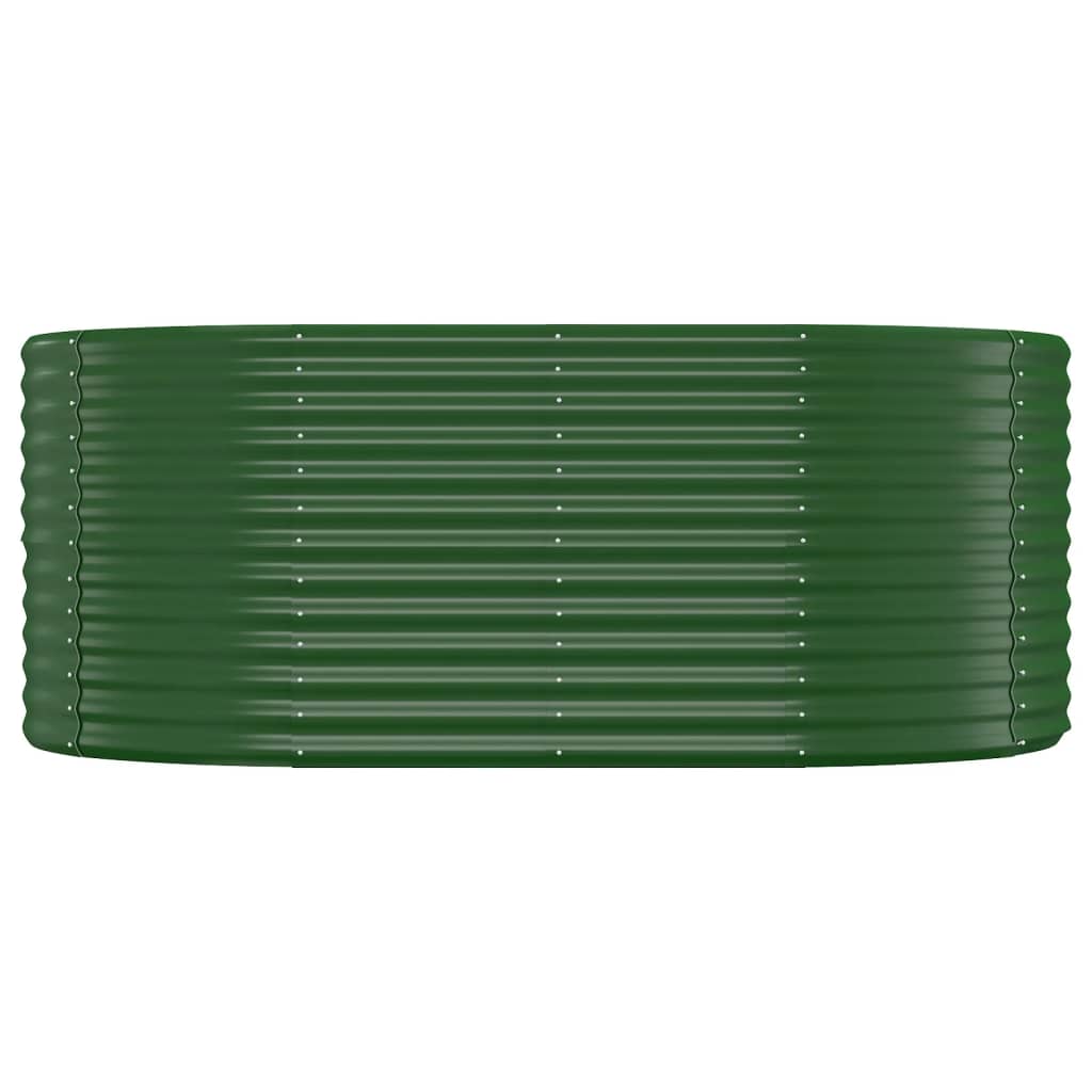 Letto Giardino Acciaio Zincato 175x100x68 cm Verde - homemem39
