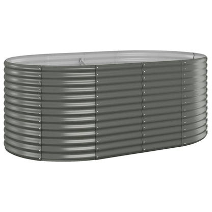 Letto Giardino Acciaio Zincato 175x100x68cm Grigio | homemem39