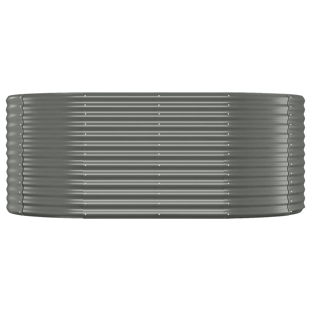 Letto Giardino Acciaio Zincato 175x100x68cm Grigio | homemem39