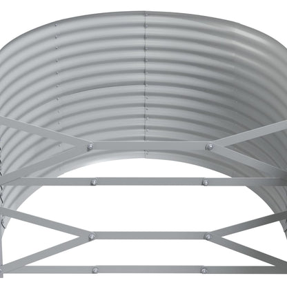 Letto Giardino Acciaio Zincato 175x100x68cm Grigio | homemem39