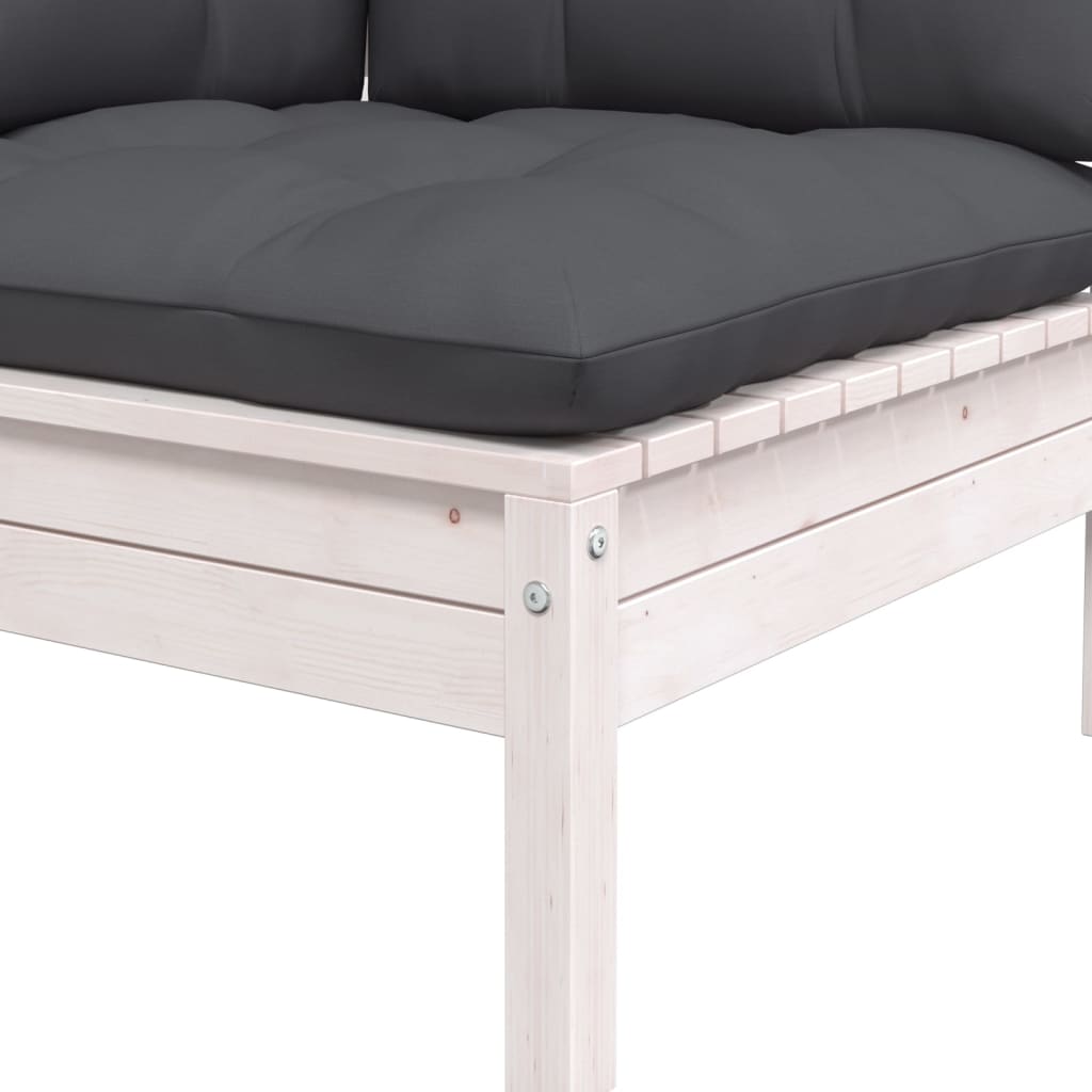 Set Divani da Giardino 8 pz con Cuscini Legno Massello di Pino | homemem39