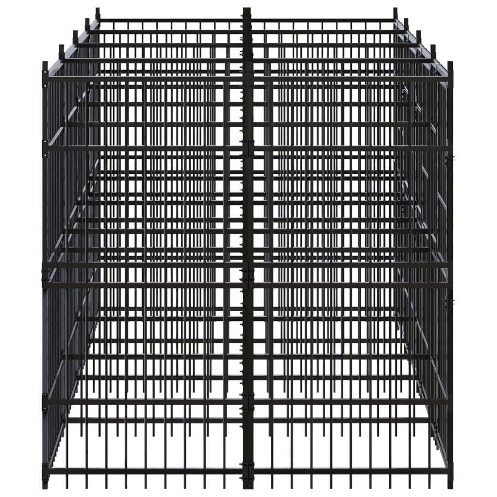 Gabbia per Cani da Esterno in Acciaio 7,37 m² - homemem39