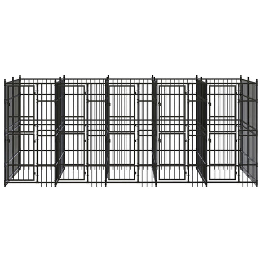 Gabbia per Cani da Esterno in Acciaio 9,22 m² - homemem39