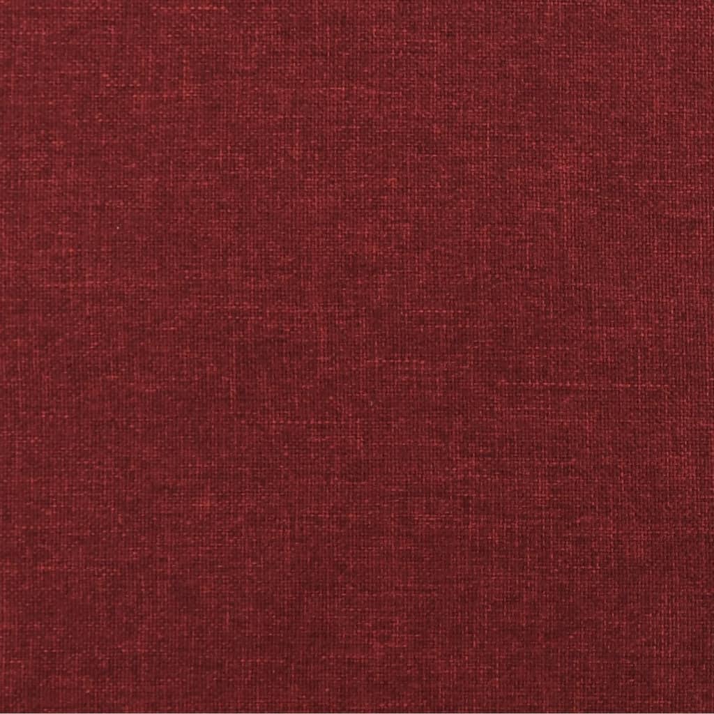 Poltrona Massaggiante Elettrica Rosso Vino in Tessuto - homemem39