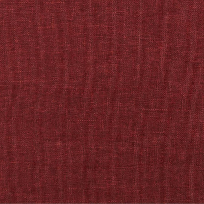 Poltrona Massaggiante Elettrica Rosso Vino in Tessuto - homemem39