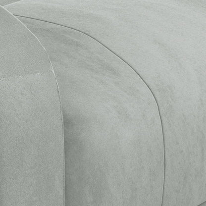 Poltrona Reclinabile Grigio Chiaro in Velluto - homemem39