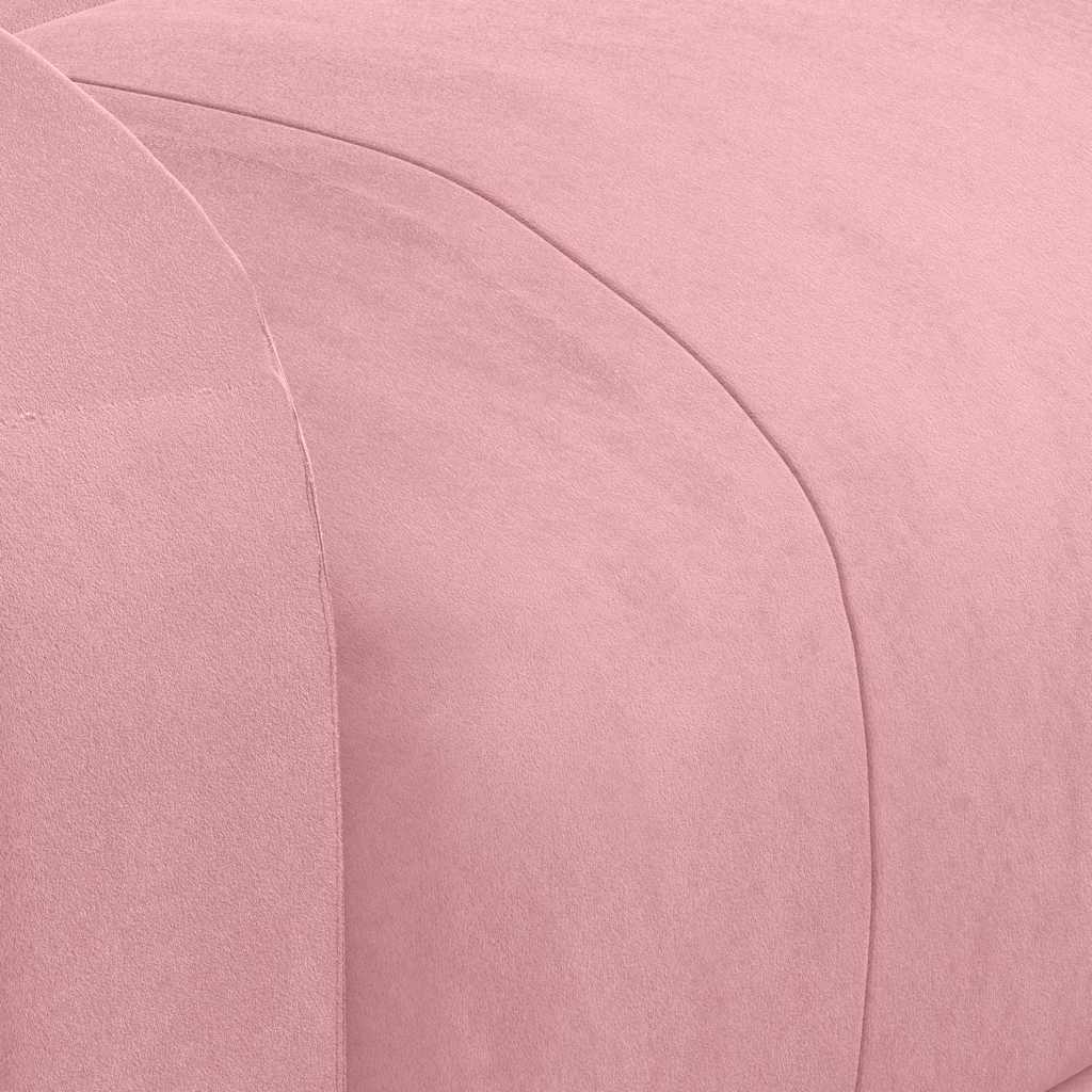 Poltrona Reclinabile Rosa in Velluto