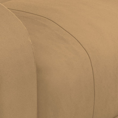 Poltrona Reclinabile Marrone in Velluto