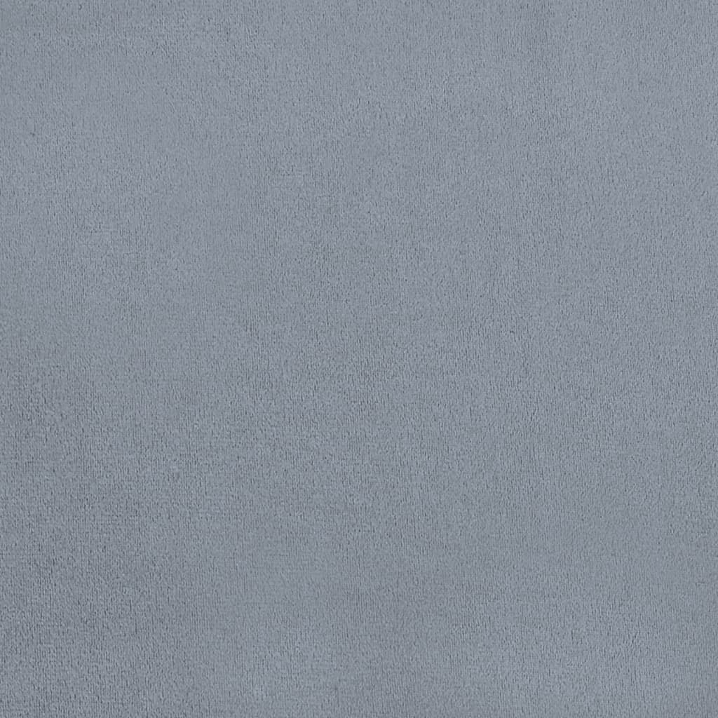 Poltrona Massaggiante Grigio Chiaro in Velluto - homemem39