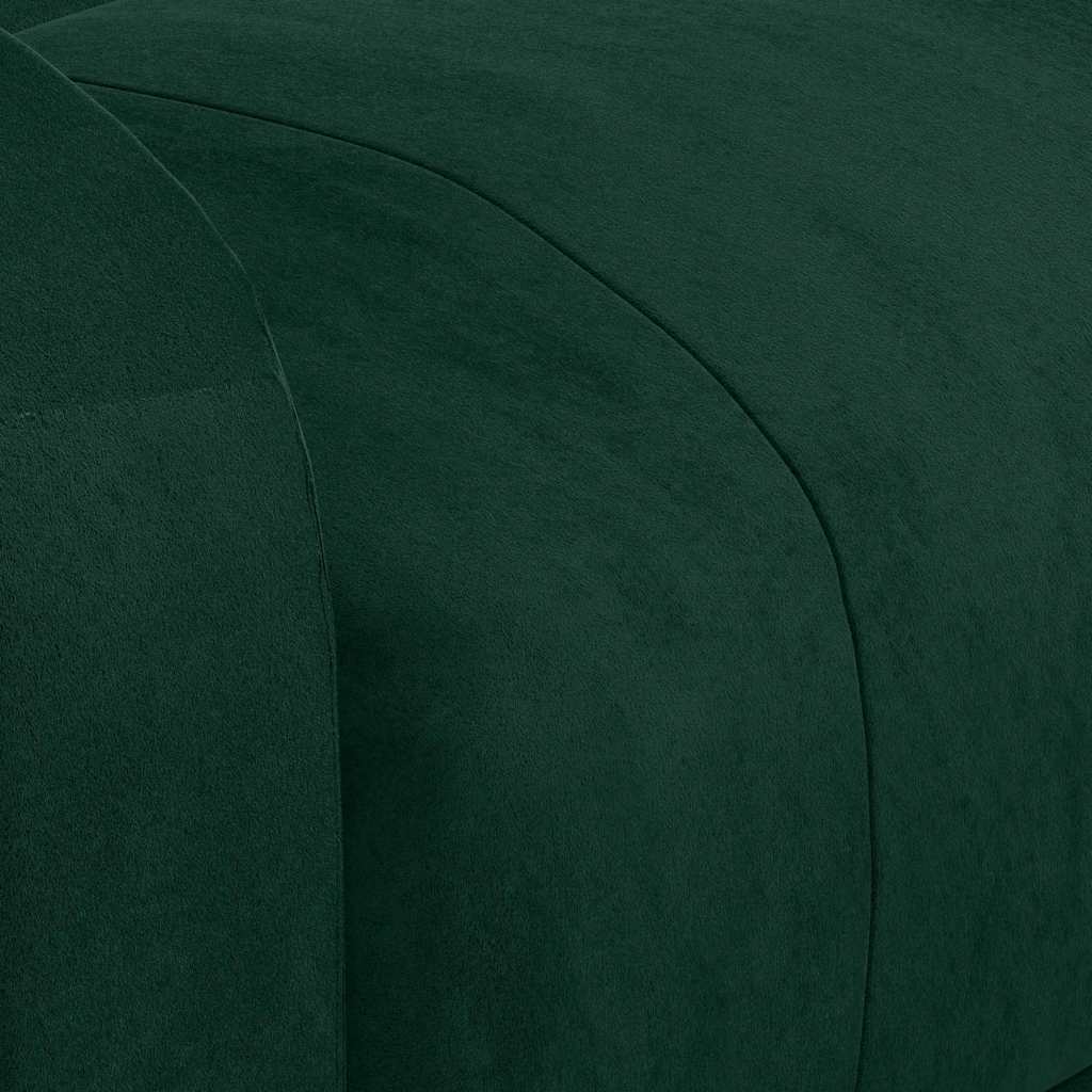 Poltrona Massaggiante Verde Scuro in Velluto | homemem39