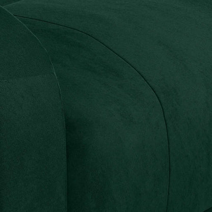 Poltrona Massaggiante Verde Scuro in Velluto | homemem39