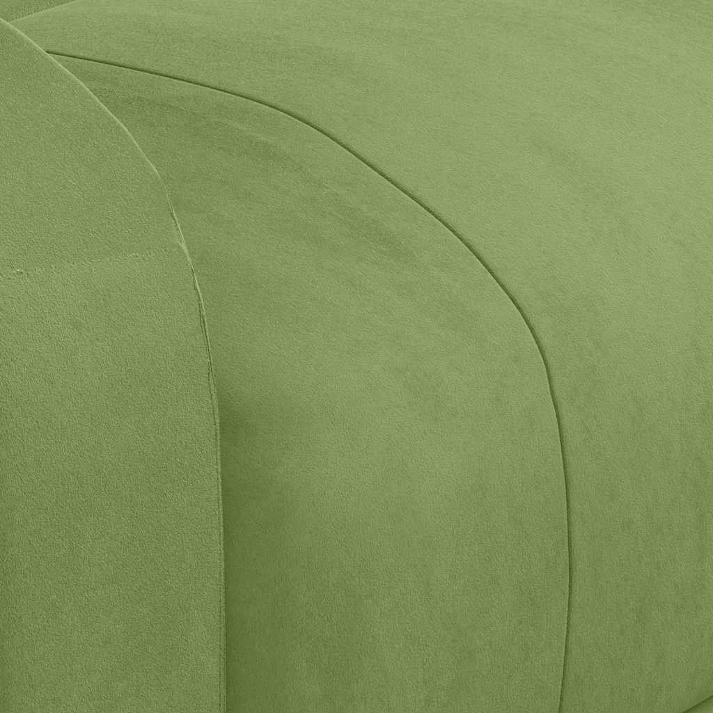 Poltrona Massaggiante Verde Chiaro in Velluto | homemem39