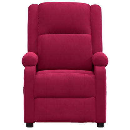 Poltrona Massaggiante Rosso Vino