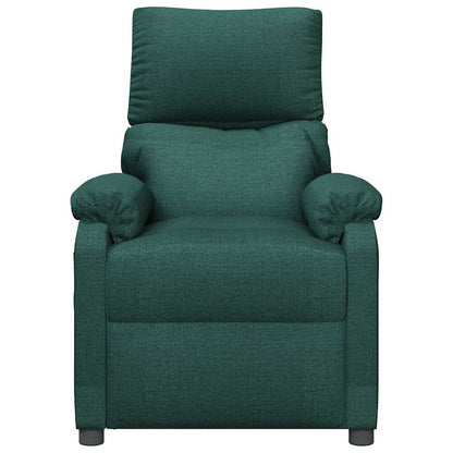 Poltrona Massaggiante Verde Scuro in Tessuto