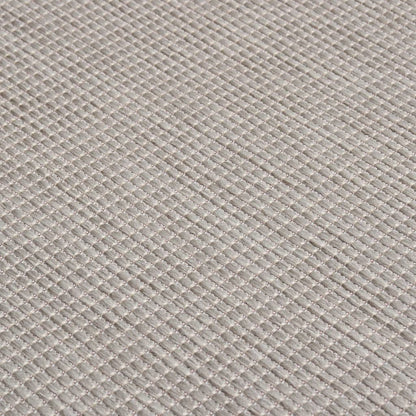 Tappeto da Esterni a Tessitura Piatta 140x200 cm Tortora - homemem39