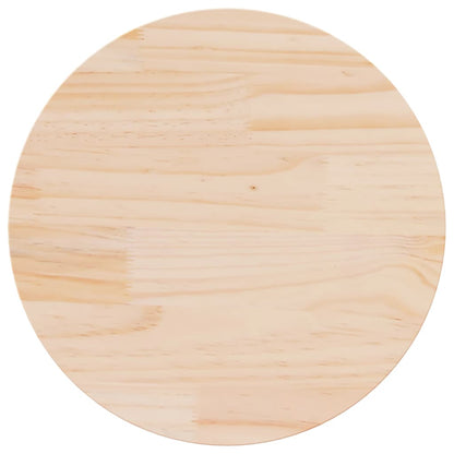Piano Tavolo Ø70x2,5 cm in Legno Massello di Pino | homemem39