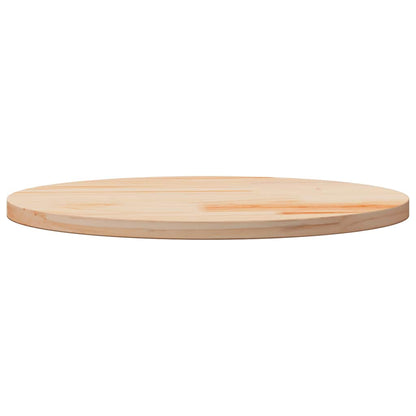 Piano Tavolo Ø70x2,5 cm in Legno Massello di Pino | homemem39